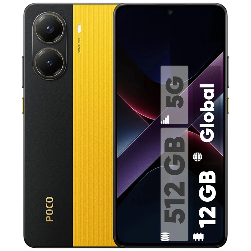 گوشی موبایل شیائومی poco x7 pro حافظه 512 گیگابایت رم 12 گیگابایت نمای ۲