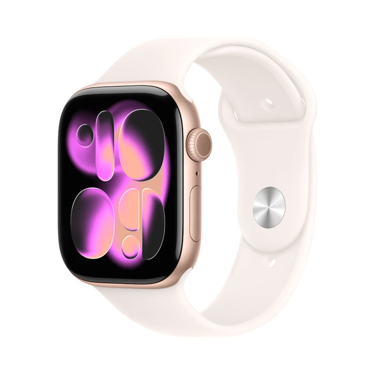 ساعت هوشمند 46 میلی متری اپل مدل Series 11 Aluminum Case با بند سیلیکونی-با گارانتی شرکتی